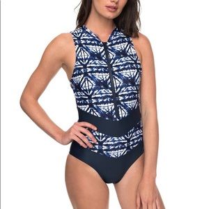 New with tags- Roxy Colorblock One-Piece Swimsuit